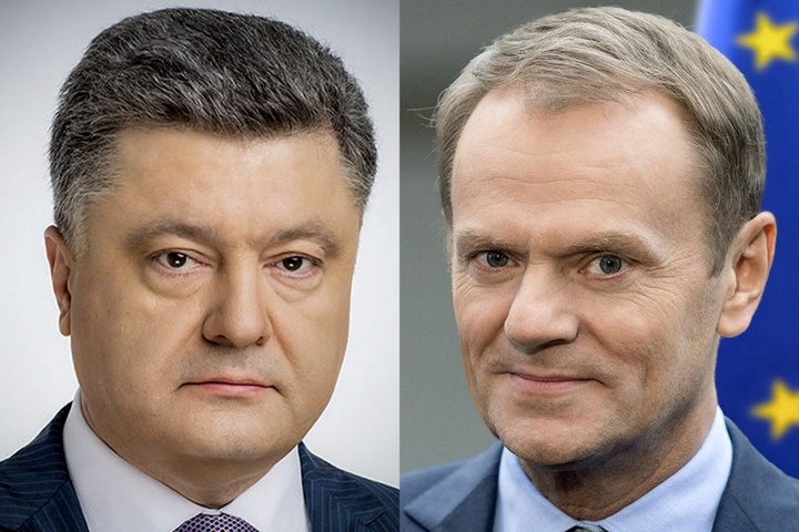 Порошенко і Туск домовилися провести саміт Україна-ЄС в Києві
