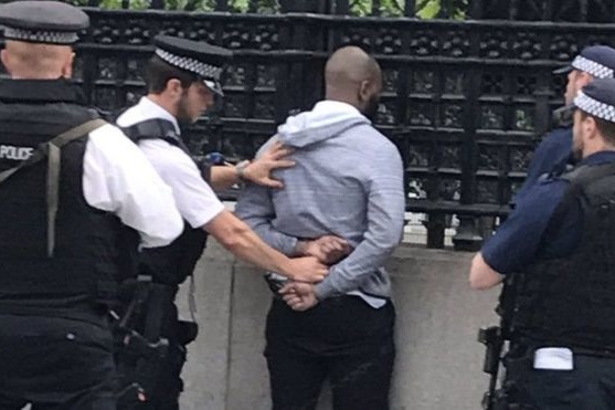 Біля парламенту Британії затримали чоловіка з ножем