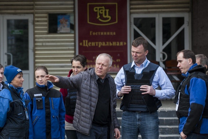Навколо офісу місії ОБСЄ в Донецьку поновили охорону