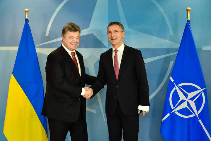 Засідання Комісії Україна-НАТО за участю Порошенка і Столтенберга