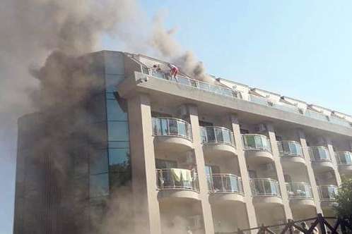 У готелі в Анталії сталася пожежа: до лікарень доставлені 14 осіб
