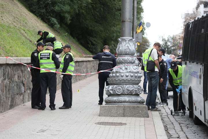 У поліції розповіли нові подробиці про вибух у центрі Києва 