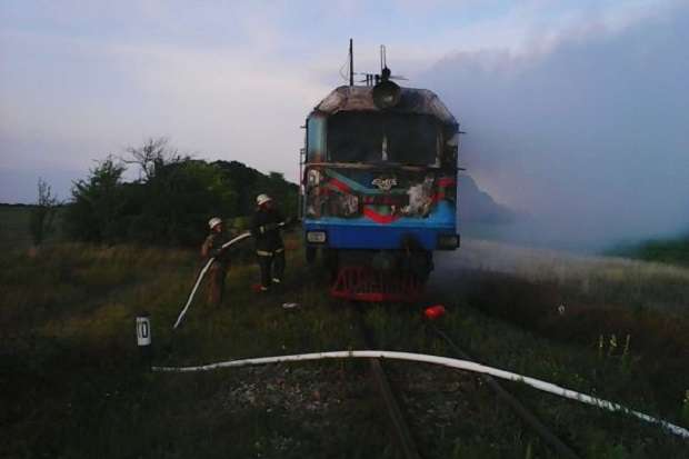 На Вінниччині прямо під час руху загорівся поїзд з пасажирами