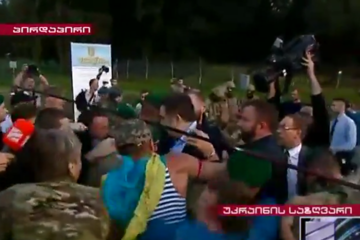Саакашвілі перетнув український кордон