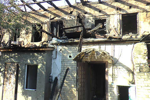 В Херсоне произошел масштабный пожар: погибла мать с детьми