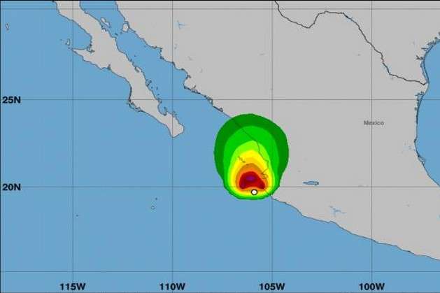 Біля берегів Мексики сформувався тропічний шторм «Пілар»