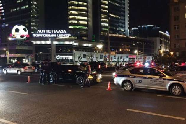 В центрі Москви урядове авто насмерть збило поліцейського