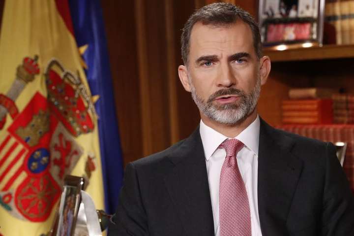 Король Іспанії про конфлікт навколо Каталонії: Відокремлення – неприйнятне
