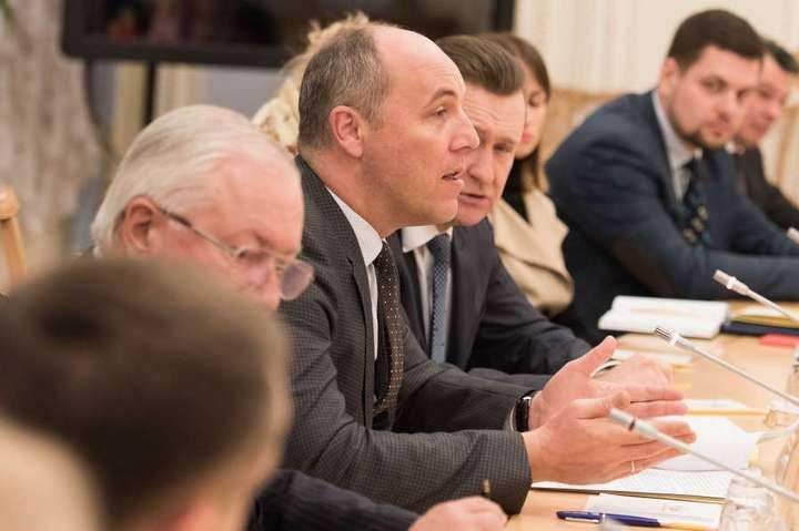 Парубій закликав Євронест посилити санкції проти Росії