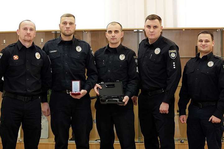Патрульні, які ліквідували одеського «стрілка», отримали нагороди