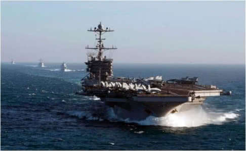 Ударна група бойових кораблів США вирушить у напрямку Сирії