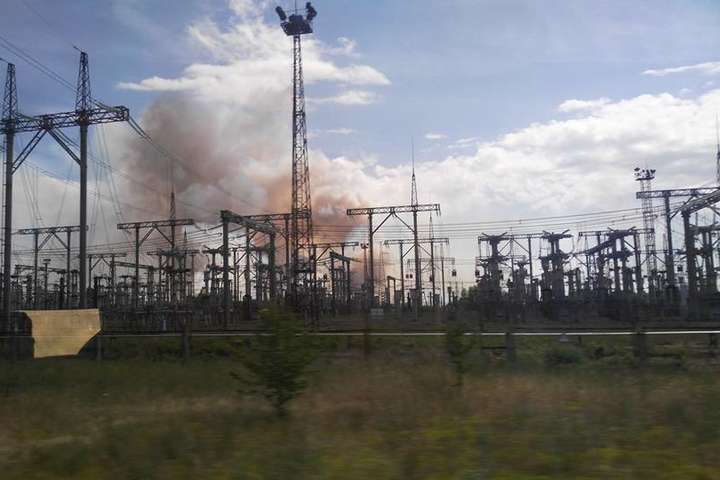 З’явилися фото масштабної пожежі у Чорнобильській зоні