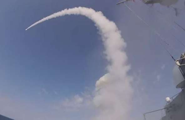 Російські окупанти провели запуск крилатої ракети «Калібр» у Чорному морі