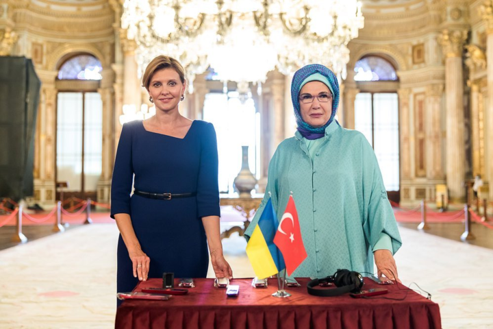 Дві перші леді: Олена Зеленська опублікувала фото з дружиною Ердогана