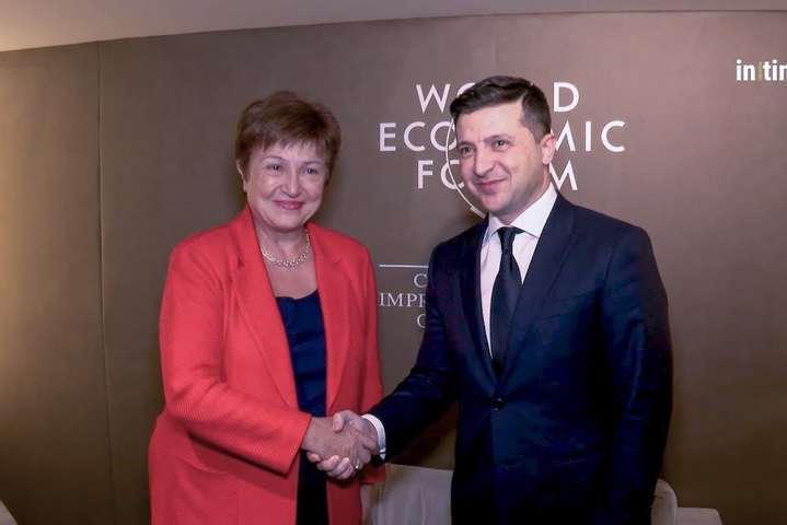 Зеленський обговорив з Георгієвою приїзд місії МВФ