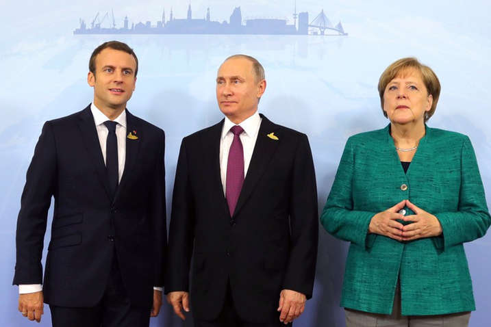 Переговори без України. МЗС відреагувало на розмову Путіна, Меркель і Макрона