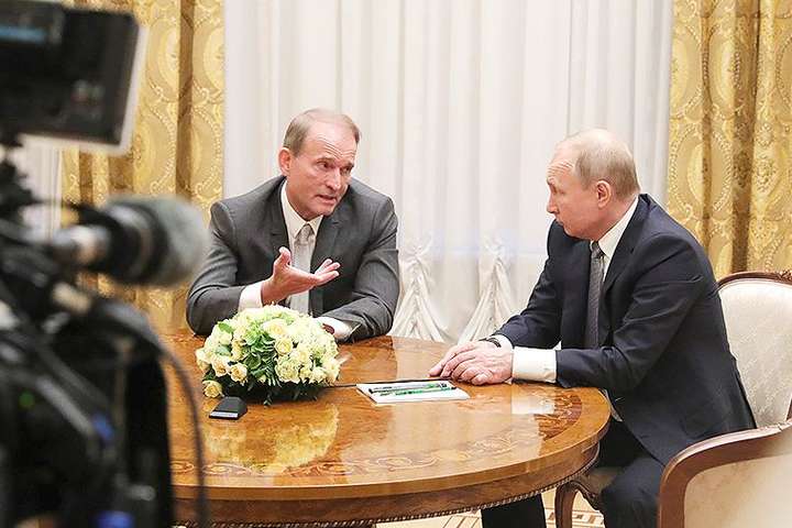 Путін назвав свого кума Медведчука «українським націоналістом»