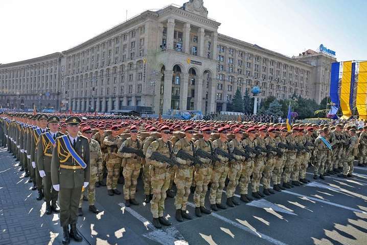 18 серпня – перша репетиція параду військ. Як перекриватимуть вулиці Києва (схема)