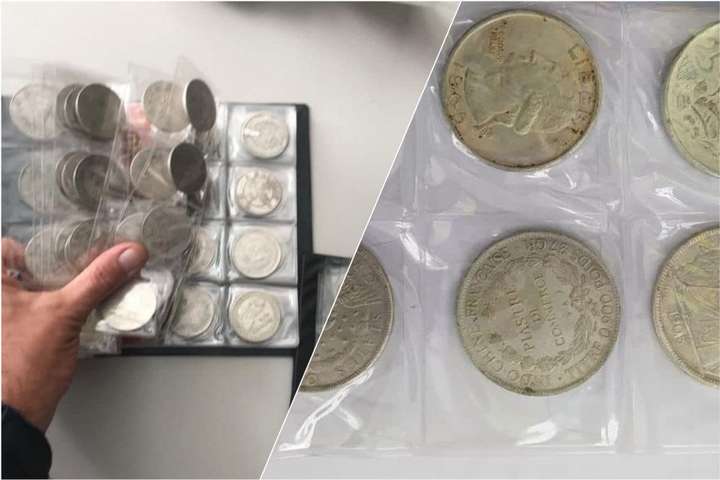 Одеські митники завадили громадянину Молдови вивезти з України старовинні монети (фото)