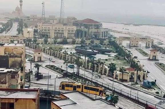Єгипет засипало снігом (фото, відео)