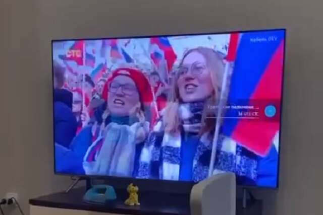 «А де кіно?»: російське телебачення показує виключно концерт до дня окупації Криму (відео)