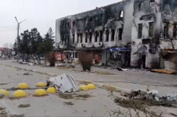 Що лишив після себе «рускій мір» у Макарові (відео)