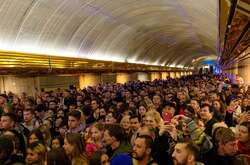 Дніпро: у метро пройшла акція підтримки мешканців (фото)
