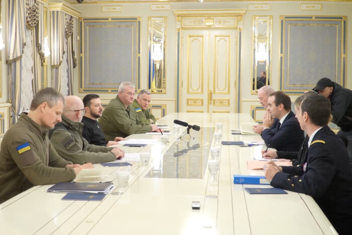 Зеленський зустрівся з міністром оборони Франції: деталі (відео)