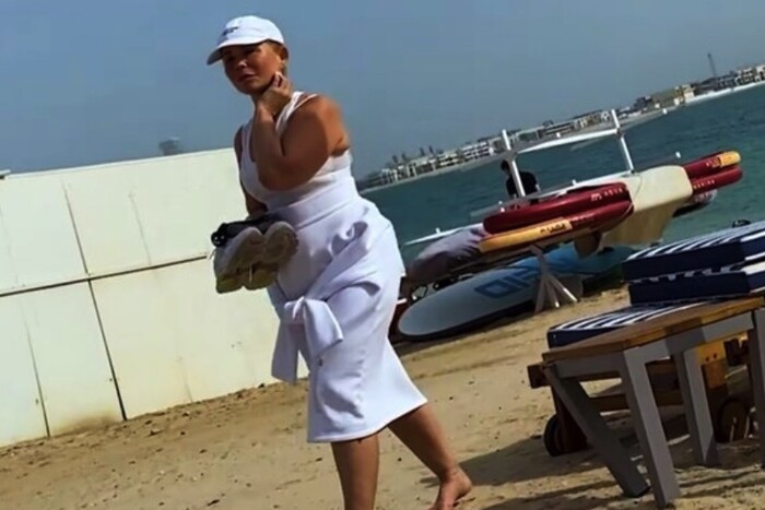 Лідерку «Батьківщини» Тимошенко помітили на пляжі в Дубаї (фото)
