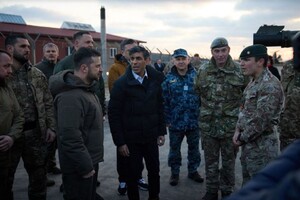 Зеленський та Сунак відвідали українських військових у Британії (фото)