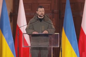«Вільна Україна постала і ніколи не впаде»: Зеленський звернувся до польського народу (відео) 