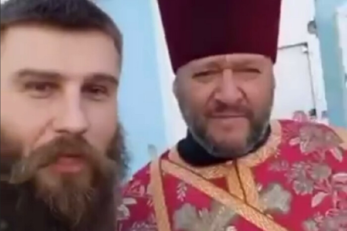 Екснардеп Добкін провів службу в пошкодженому росіянами храмі УПЦ МП (відео)