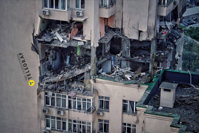 Атака на Київ: пошкоджено багатоповерхівку, є загиблі (фото, відео)