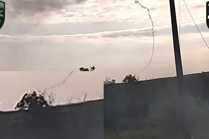 Українські воїни «Іглою» збили російський винищувач Су-25 (відео)
