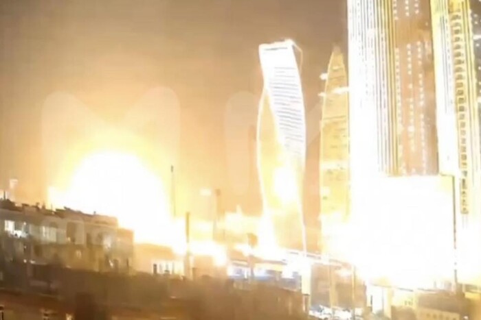 Потужний вибух в «Москва-Сіті»: з’явилося відео моменту прильоту