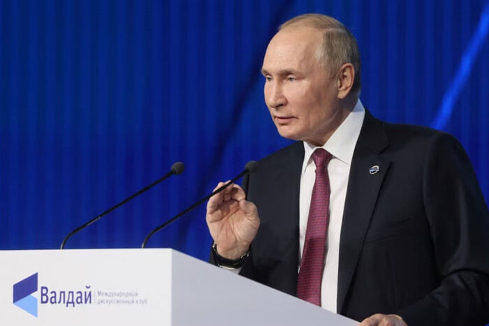 Путін виступив із новими цинічними заявами про війну в Україні (відео)