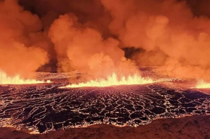 В Ісландії почалося виверження вулкана, евакуйовано ціле місто (фото)