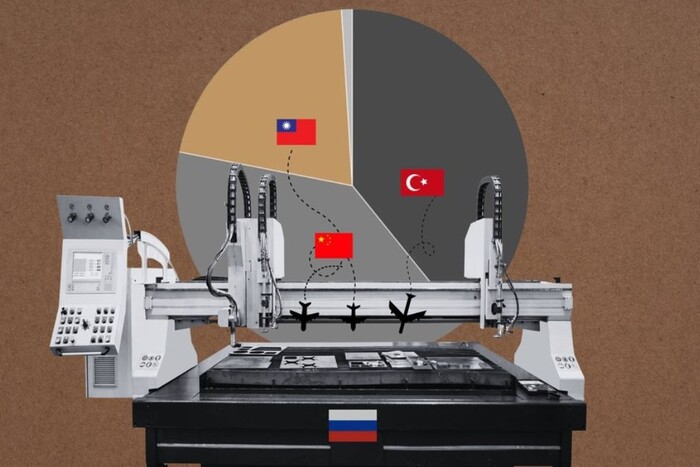 Росія отримує з Тайваню верстати для виробництва зброї