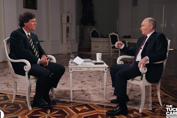 Інтерв'ю Карлсона з Путіним. Аналітики пояснили, чого хотів домогтися диктатор
