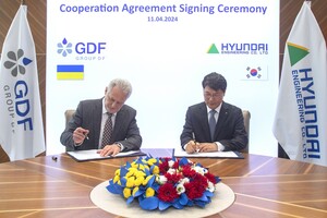 Дмитро Фірташ, засновник і голова Group DF, і виконавчий директор Hyundai Engineering Хьон-Сун Хонг підписали угоду, яка дала старт цьому проекту