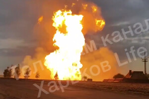 На Харківщині вибухнув газопровід (відео)