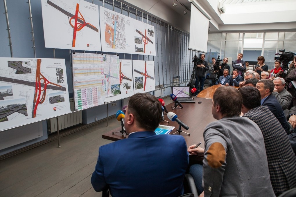 Реконструкція Шулявського шляхопроводу. Засідання містобудівної ради (фото прес-служби КМДА)