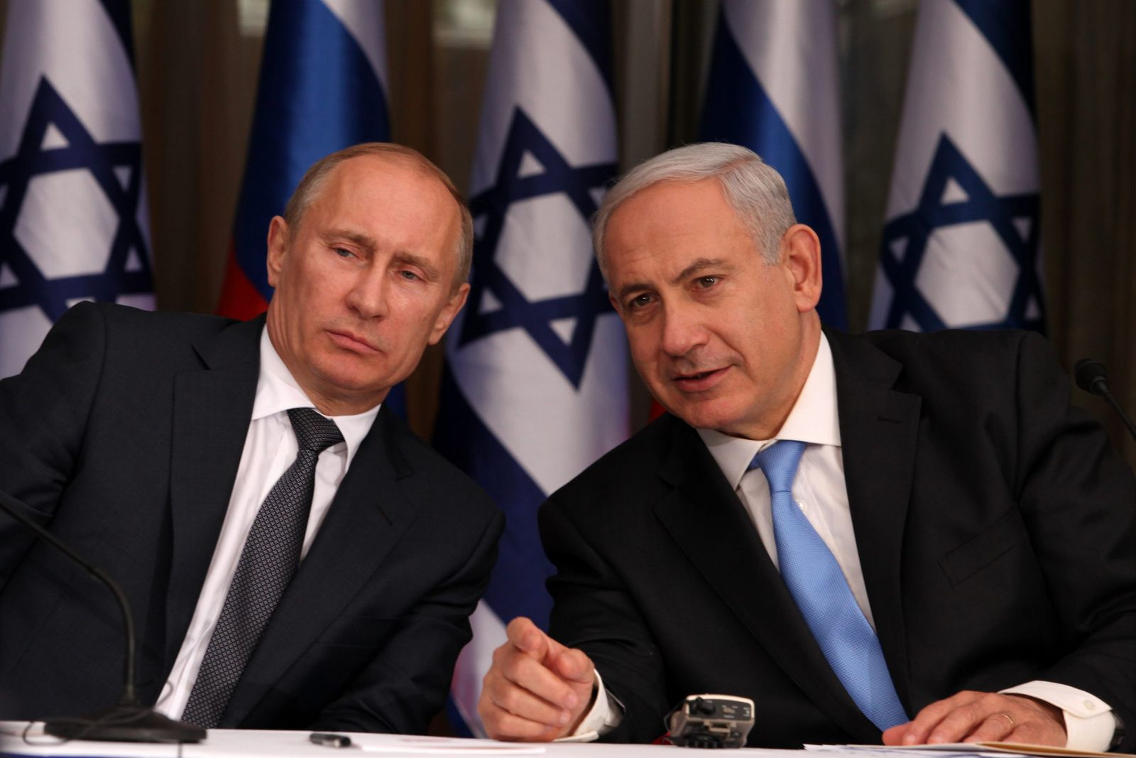 За останні чотири роки Беньямін Нетаньягу і Володимир Путін провели 10 зустрічей