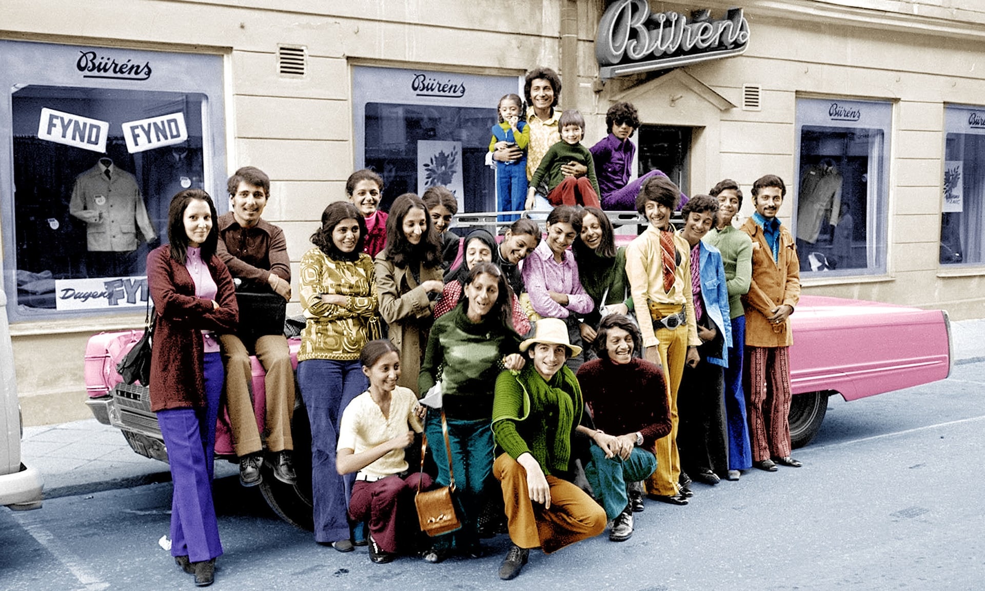 Бен Ладен (другий зліва) під час поїздки у Швецію у 80-х