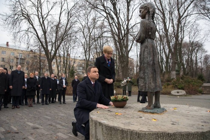 Президент Польщі Анджей Дуда вшанував пам'ять жертв Голодомору
