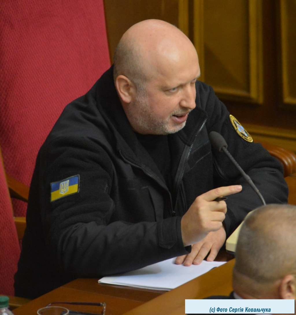 Секретар РНБО Олександр Турчинов представляв законопроекти щодо Донбасу