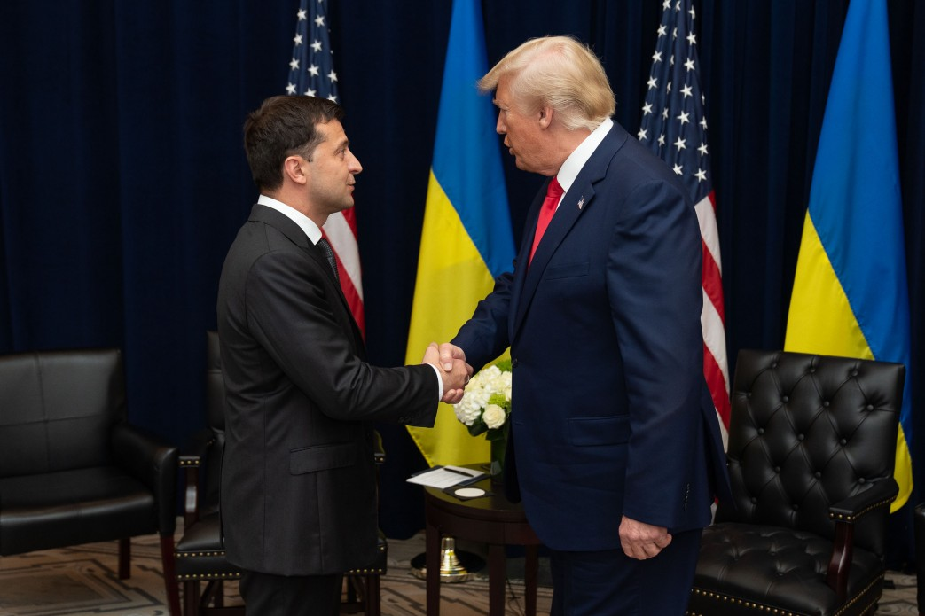 Президент України Володимир Зеленський та президент США Дональд Трамп