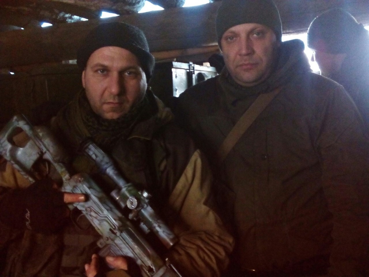 Кавалері з ватажком терористів «ДНР» Олександром Захарченко, січень 2016