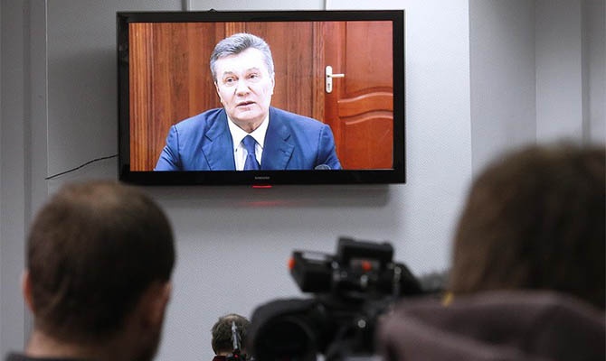 Колишній президент України Віктор Янукович давав свідчення у справі розстрілів на Майдані проти екс-беркутівців