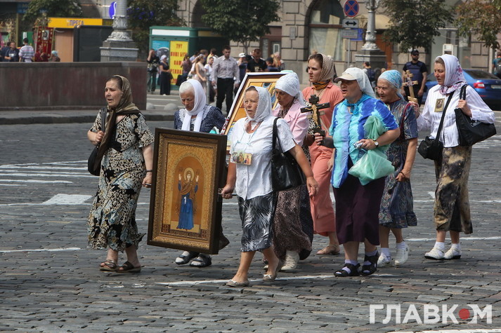 Хресний хід у Києві 2016: фото хресної ходи Московського патріархату